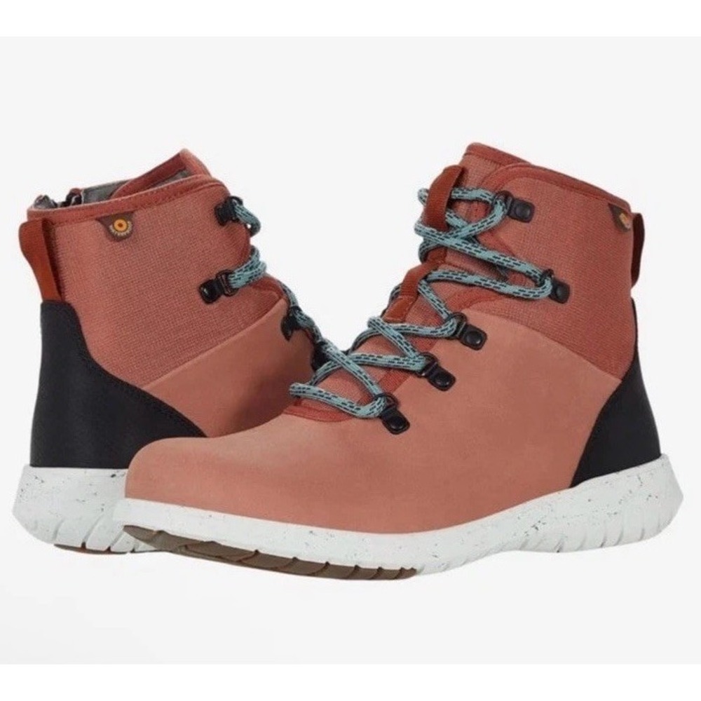 BOGS Cypress Lace ST Boot Paprika Waterproof‎ Comp Toe Women's 6 1/2 New